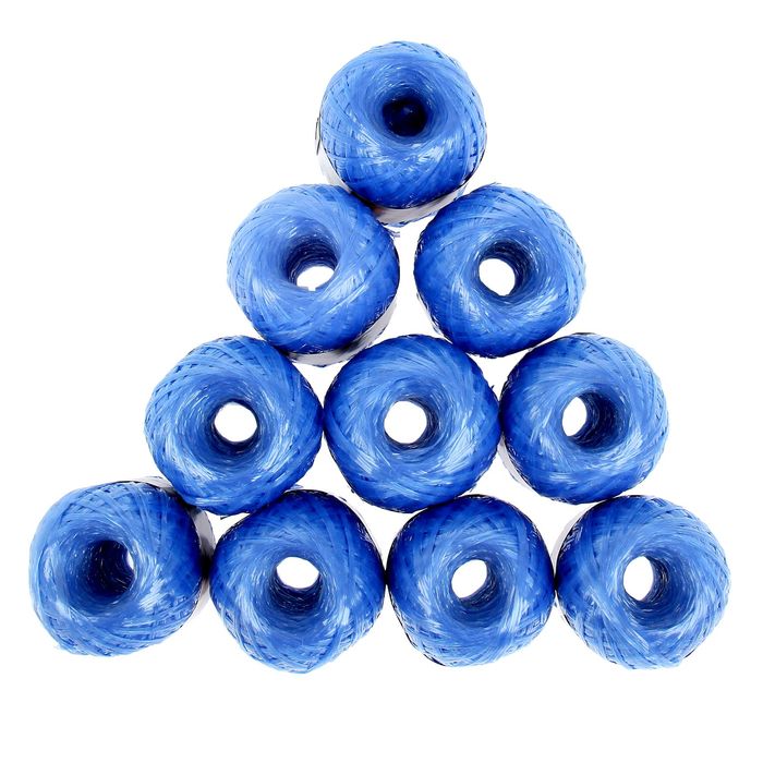 Пряжа "Мастерица" 100% полипропилен 200м/50гр (набор10шт (10 Темн.ультрамар.))