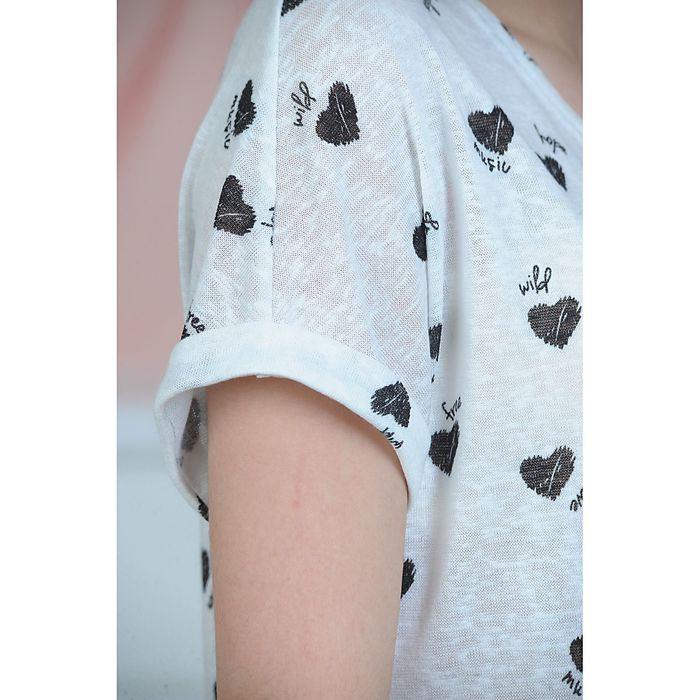 Блуза 4667 С+, цвет белый,, размер 52рост 164 см