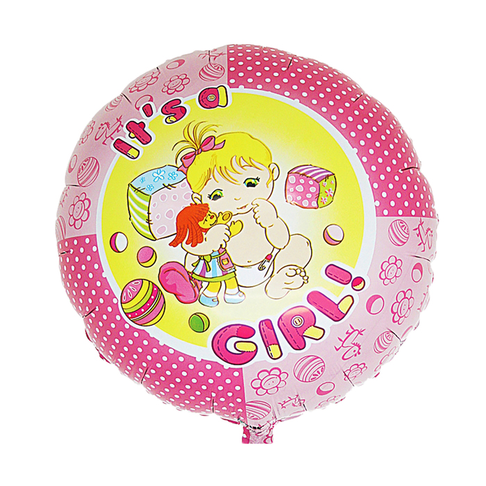 Шар фольгированный 18" "У вас девочка"