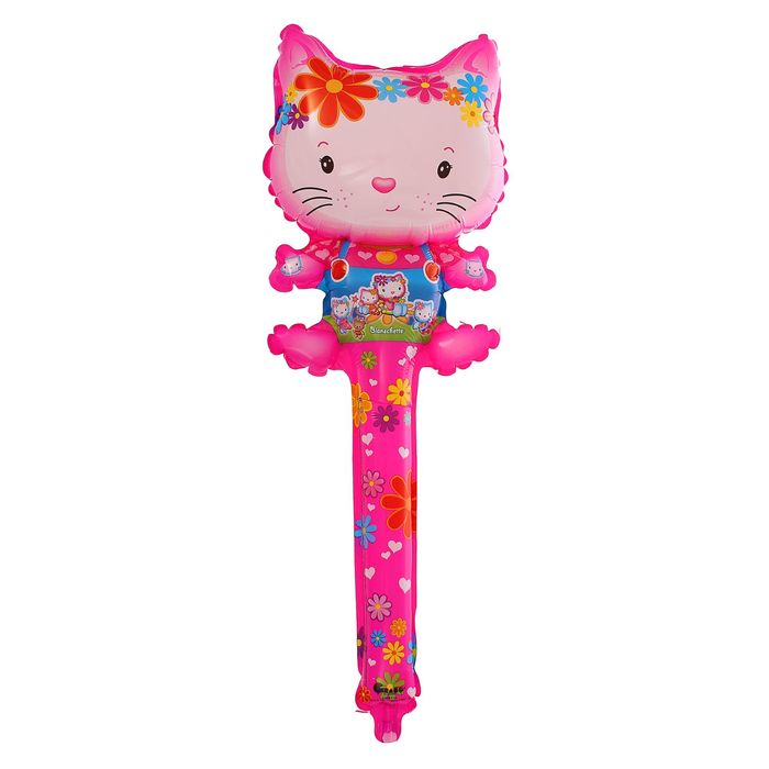 Шар полимерный 24" Shake "Кошечка в цветах", бита