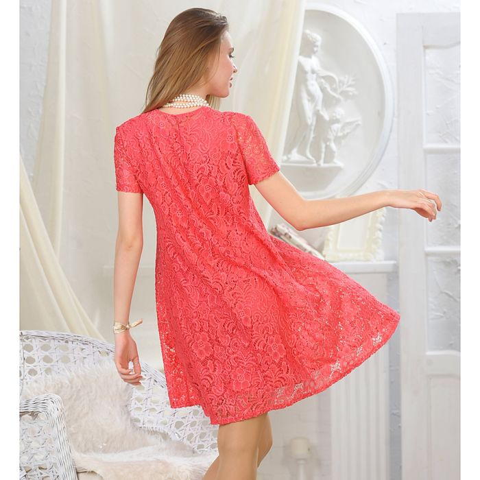 Платье женское, рост 164 см, размер 48, цвет розовый (арт. 4595)