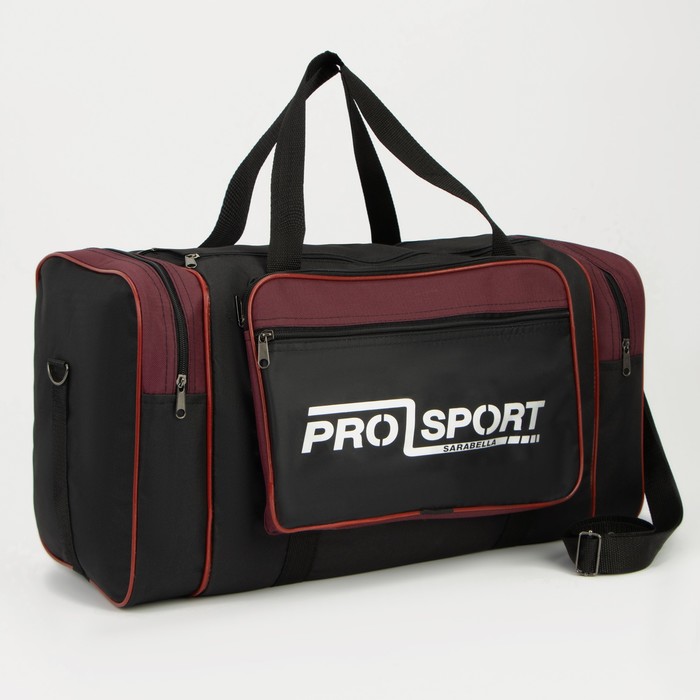 Сумка спортивная на молнии, 1 отдел, 3 наружных кармана, МИКС