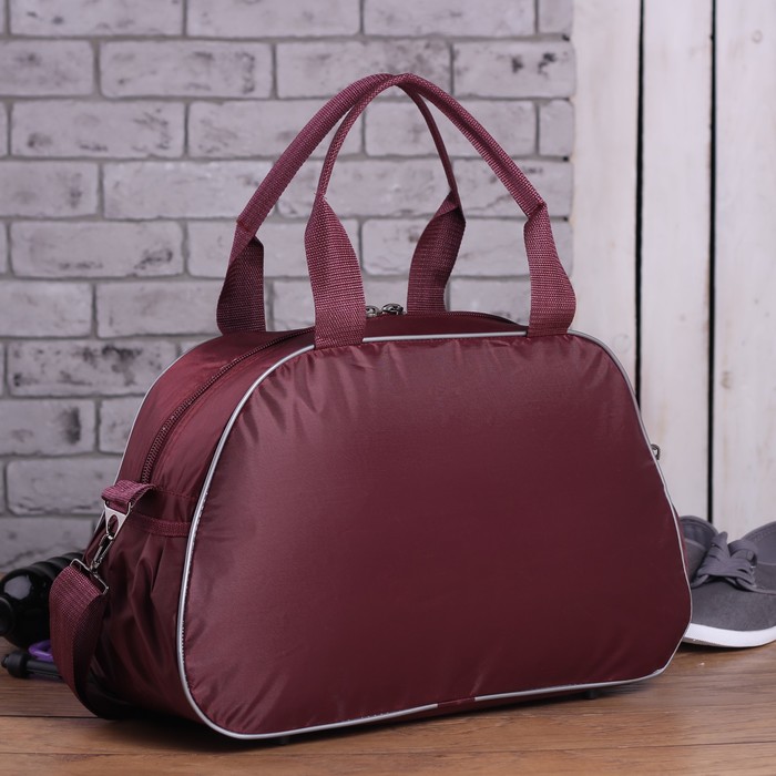 Сумка спортивная на молнии, 1 отдел, 1 наружный карман, МИКС