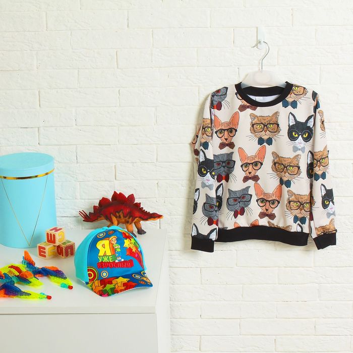 Кепка детская "Я уже взрослый", р-р 52-54, 3-7 лет, цвета МИКС