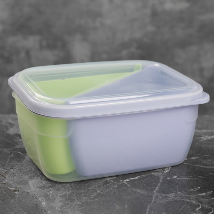 Контейнер пищевой 1,8 л "Менажница", цвет МИКС