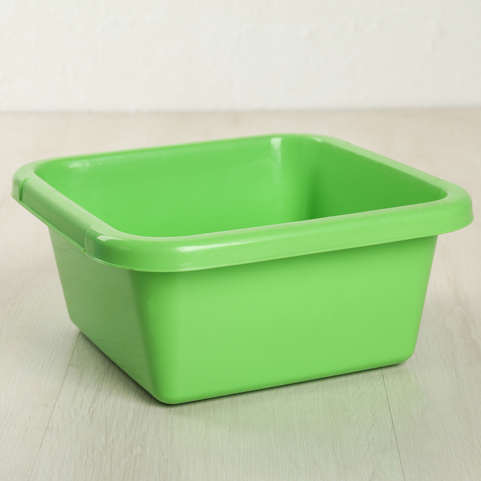Таз 3,5 л "Квадратный", цвет МИКС
