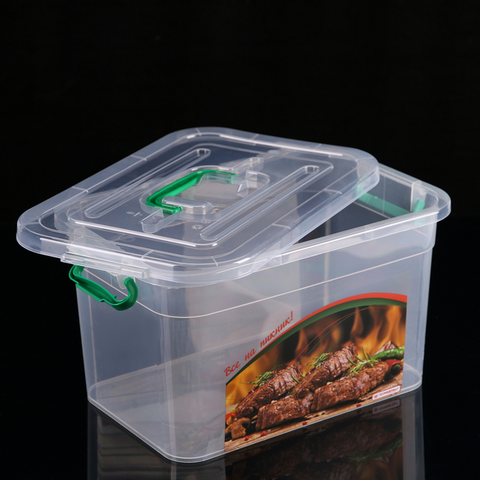 Контейнер пищевой 10 л "Все на пикник", цвет МИКС