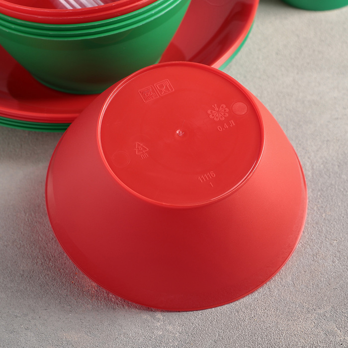 Набор для пикника на 6 персон (контейнер 6,5 л), 32 предмета