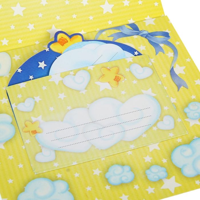 Книга малыша для записей и вклейки фото "Наш чудесный малыш", 15 листов, 15 х 15 см