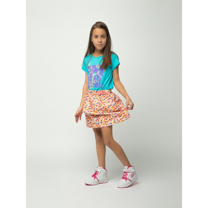 Юбка для девочки, рост 146 см (76), цвет персик