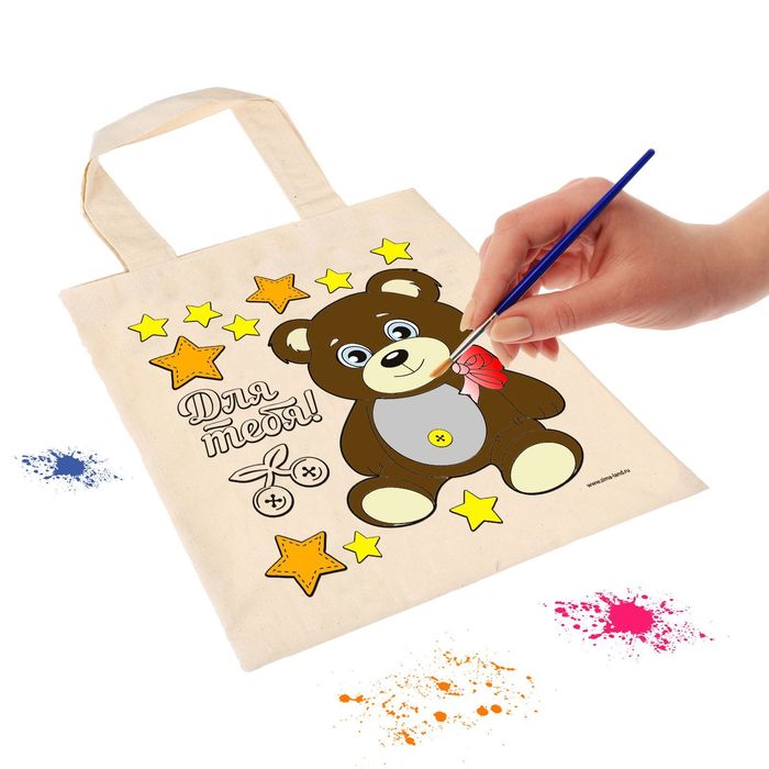 Набор для росписи сумки "Мишка"