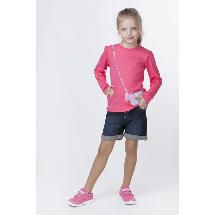 Шорты для девочки, рост 110 см (60), цвет синий