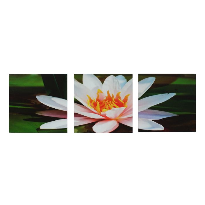 Модульная картина на подрамнике "Лотос на воде"
