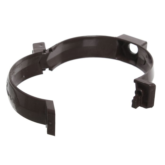 Хомут трубы коричневый