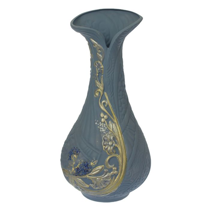 Ваза напольная "Каприз" голубая