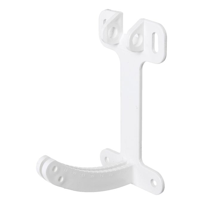 Поворотный элемент кронштейна желоба белый