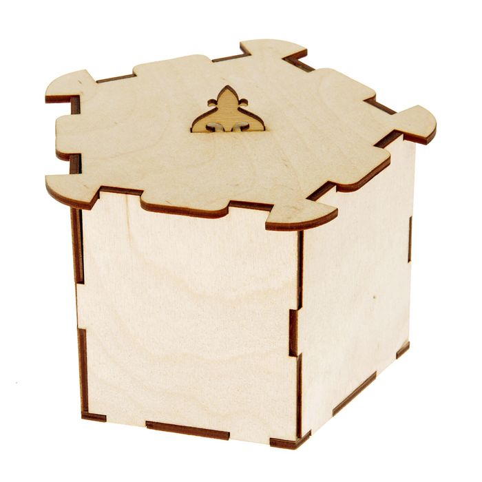 Шкатулка для декора "Пятигранная"