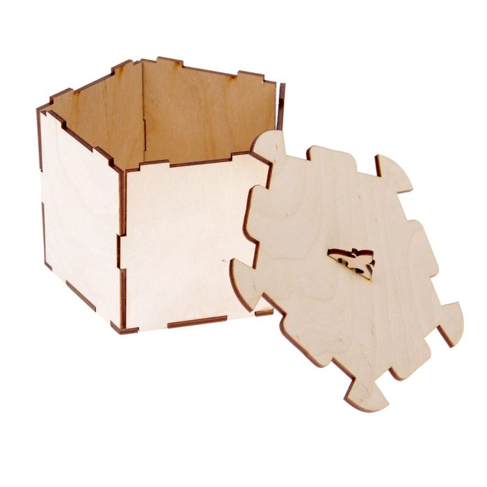 Шкатулка для декора "Пятигранная"