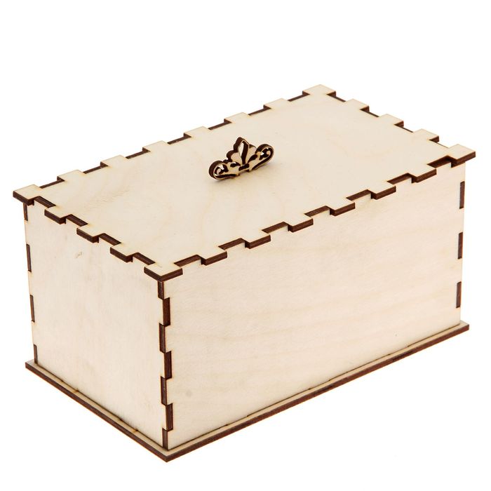 Шкатулка для декора "Прямоугольная с крышкой"