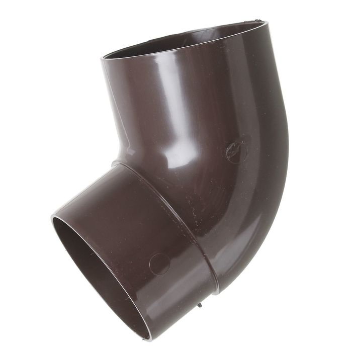 Колено трубы 67° коричневый