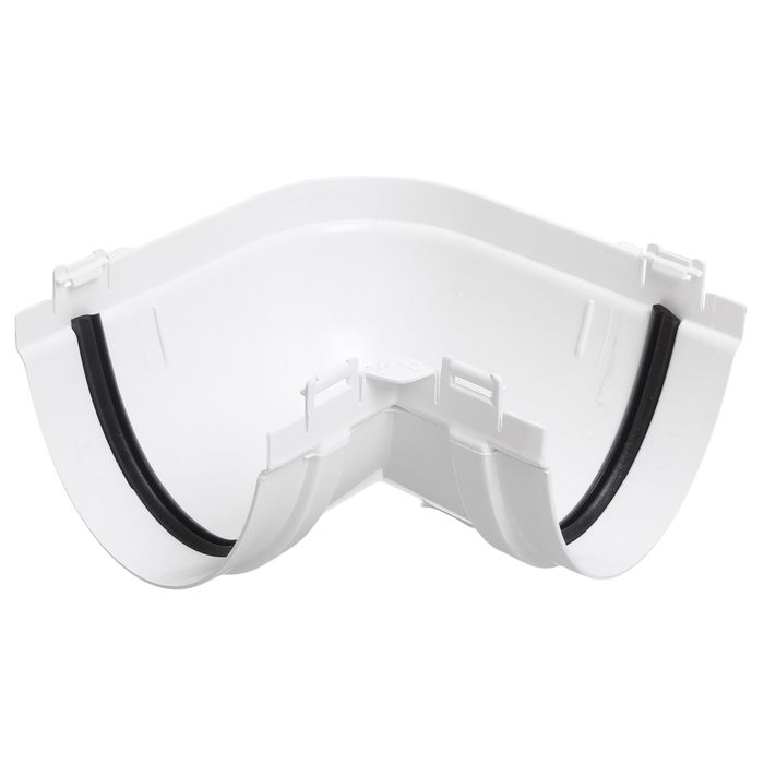 Угол желоба 90° белый