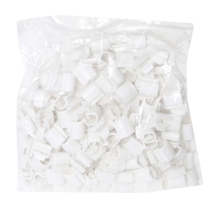 Клипса (1уп-200шт.) белый