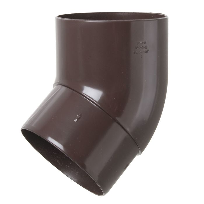 Колено трубы 45° коричневый