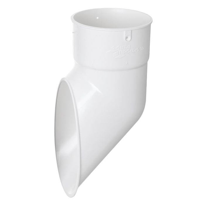 Слив трубы белый