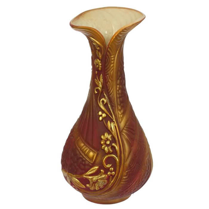 Ваза напольная "Каприз" бордовая