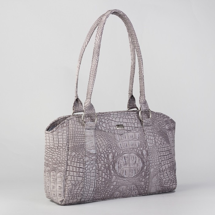 Сумка женская, 1 отдел с перегородкой, 1 наружный карман, цвет сиреневый