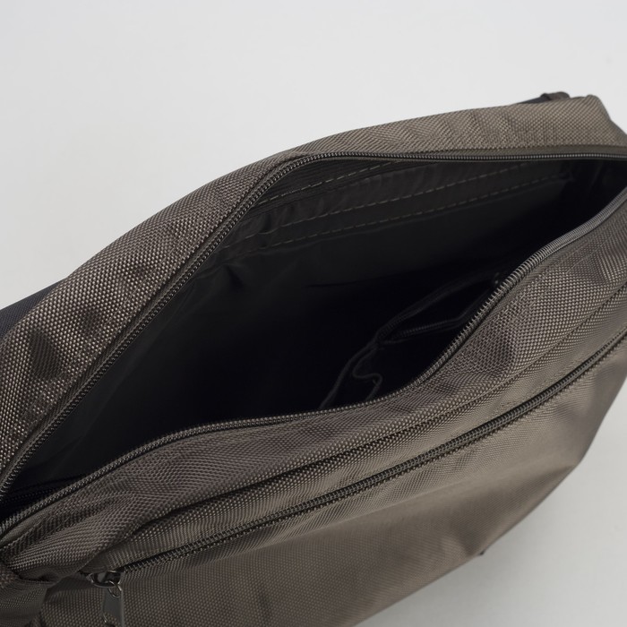 Сумка молодёжная, 1 отдел, 2 наружных кармана, цвет чёрный