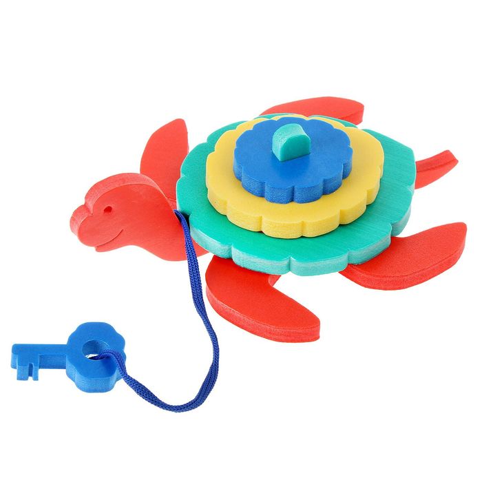 Мягкий конструктор "Черепаха", МИКС