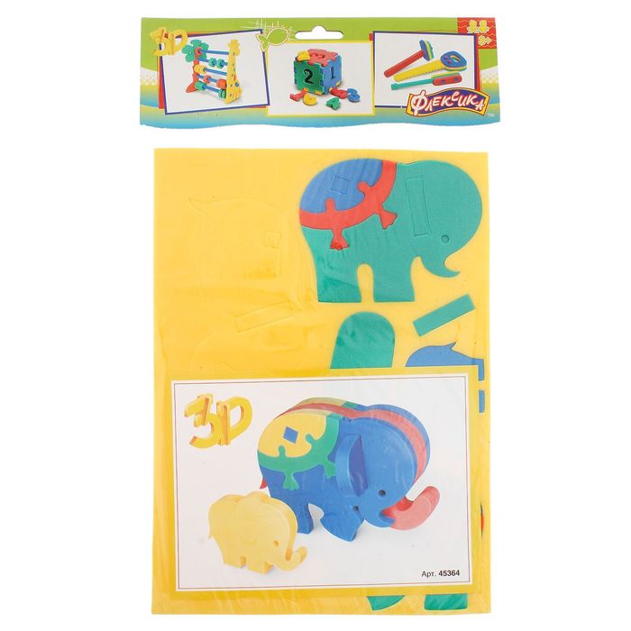 Мягкий конструктор "Слоник", МИКС