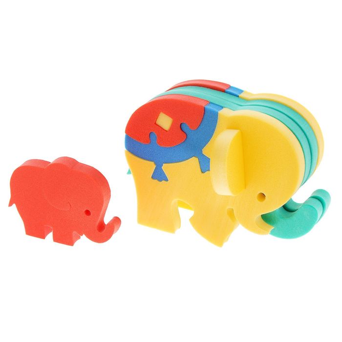 Мягкий конструктор "Слоник", МИКС