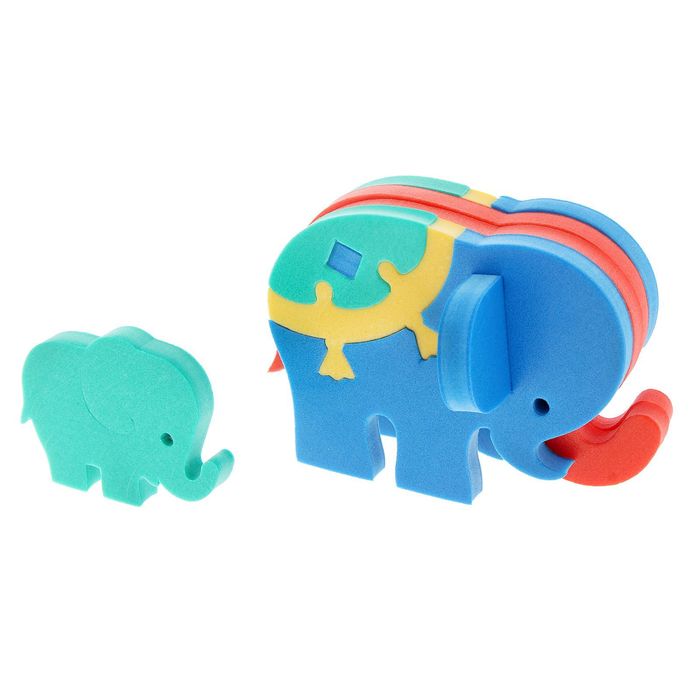 Мягкий конструктор "Слоник", МИКС