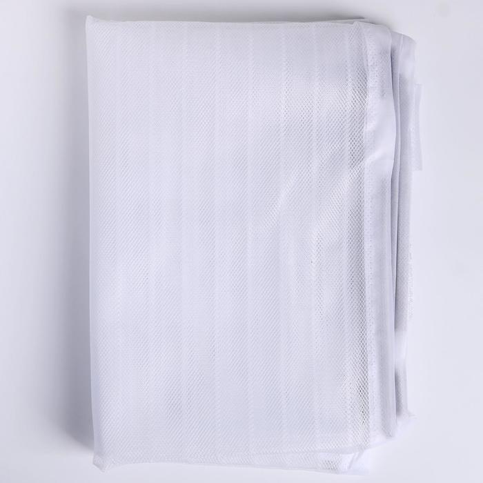 Сетка антимоскитная для дверей, 90 × 210 см, на магнитах, цвет белый