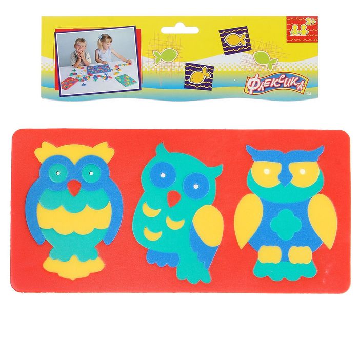 Мягкая мозаика "Совята" МИКС