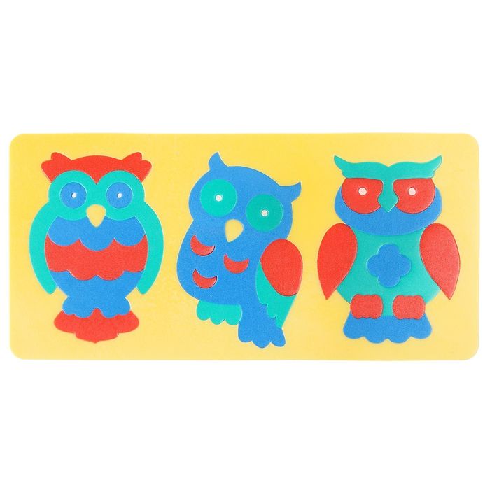 Мягкая мозаика "Совята" МИКС