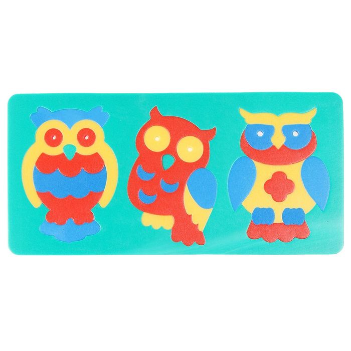 Мягкая мозаика "Совята" МИКС