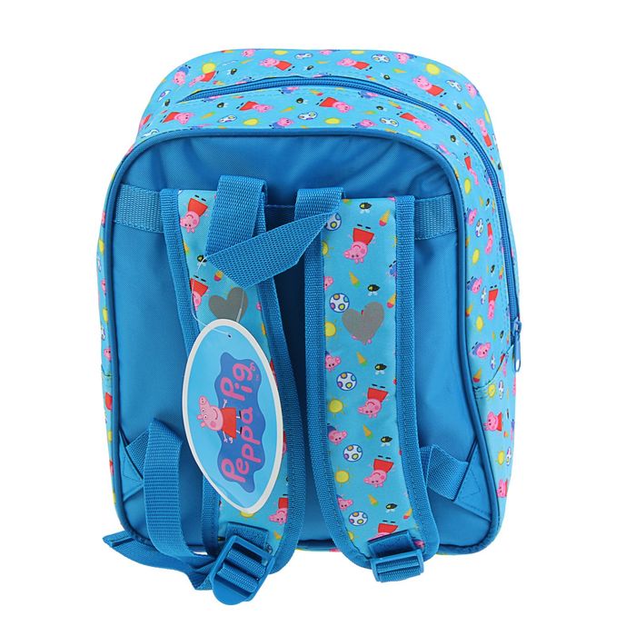 Рюкзачок детский " Свинка Пеппа" 28*21*12,5 см, голубой