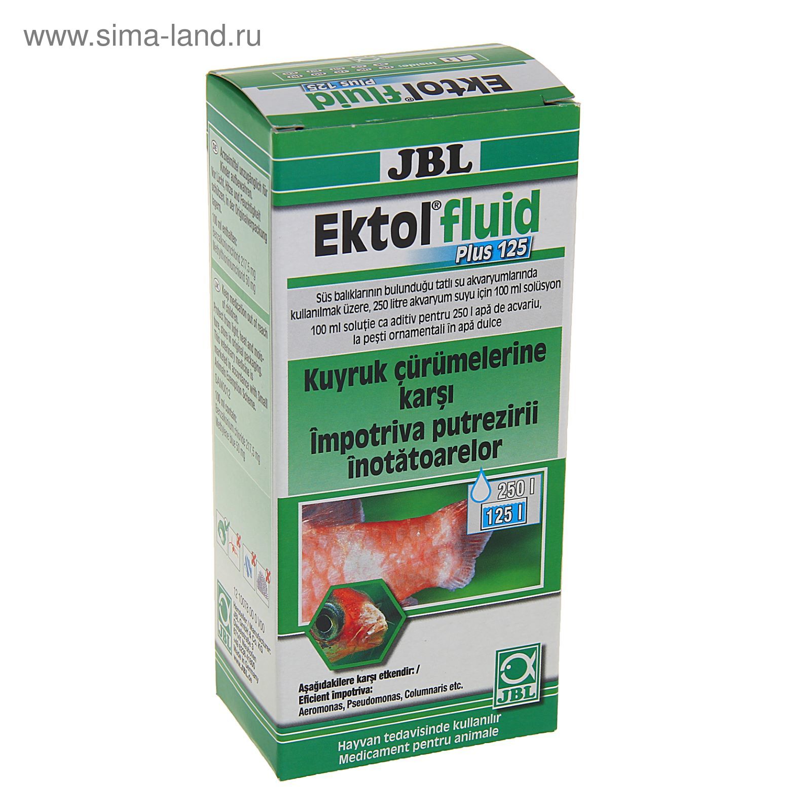 Oxidado Ya pasión Препарат JBL Ektol fluid Plus 125 против плавниковой гнили и других внешних  бактериальных заболеваний (1299612) - Купить по цене от 558.00 руб. |  Интернет магазин SIMA-LAND.RU