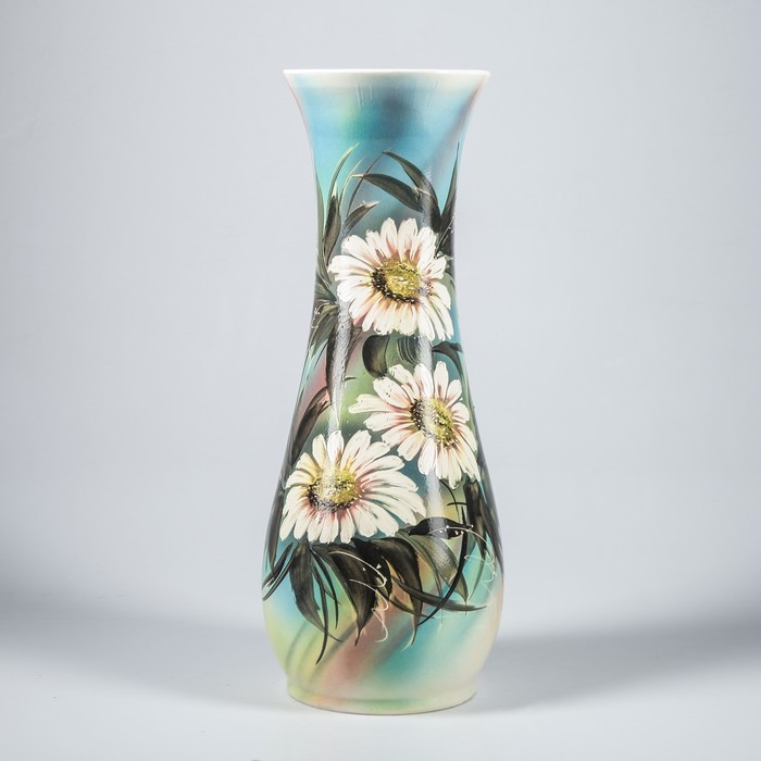 Ваза напольная "Осень" художественная роспись, цветы