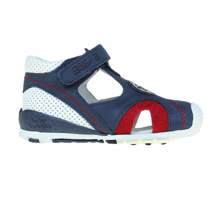 Туфли открытые малодетские Зебра, цвет синий, размер 23 (арт. 10570-5)