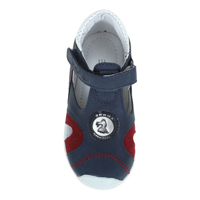 Туфли открытые малодетские Зебра, цвет синий, размер 23 (арт. 10570-5)