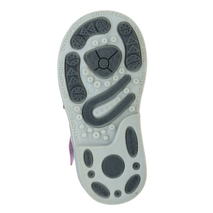 Туфли открытые малодетские Зебра, цвет розовый/белый, размер 25 (арт. 10457-9)