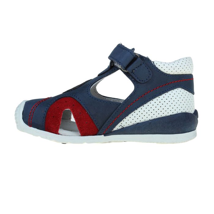 Туфли открытые малодетские Зебра, цвет синий, размер 24 (арт. 10570-5)