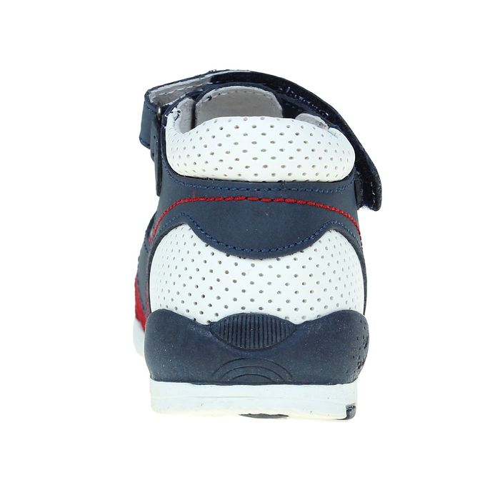 Туфли открытые малодетские Зебра, цвет синий, размер 24 (арт. 10570-5)