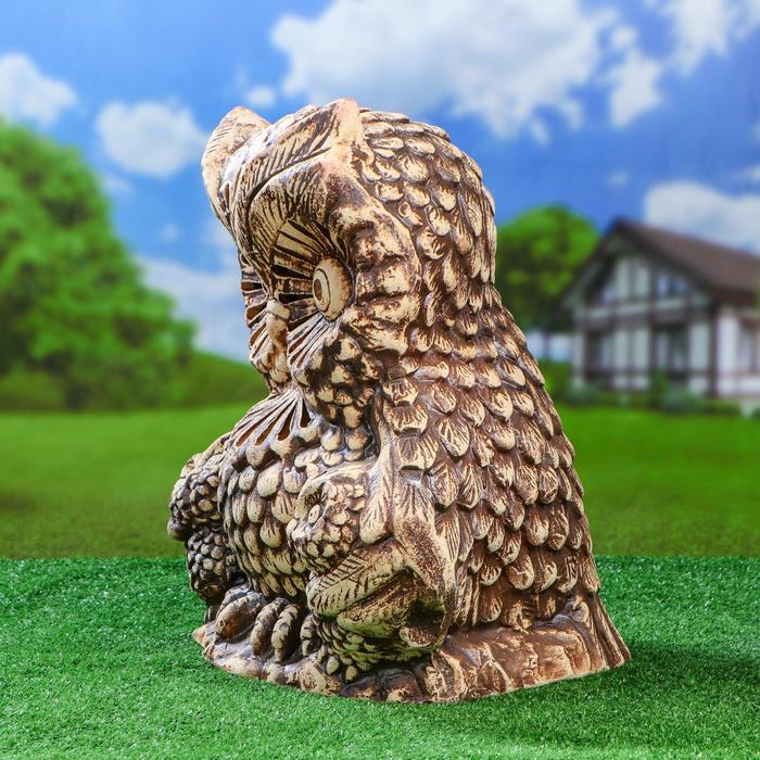 Садовый светильник "Сова-мама"