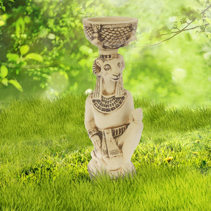 Садовая фигура с кашпо "Овен"