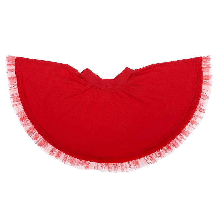 Юбка для девочки "Маки", рост 134 см (68), цвет красный